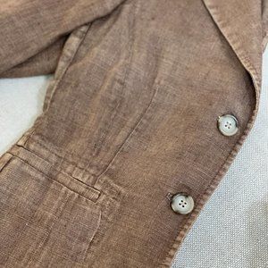 DESIGNER Cividini Size2 Linen Jacket (never worn)